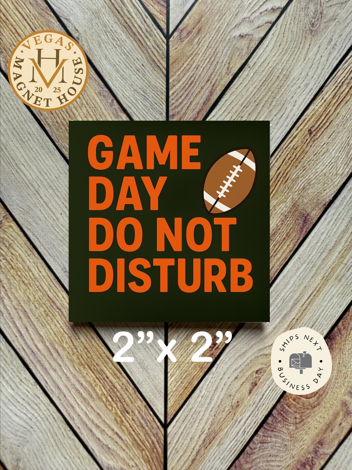 Game Day Decorative Fridge Magnet| 2x2 Magnet