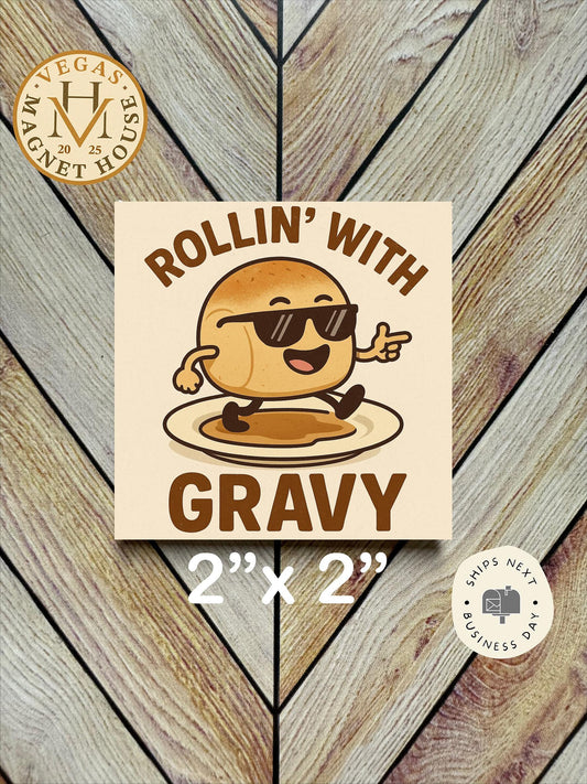 Rollin’ with My Gravy : Gobble Design, Holiday Fridge Decor