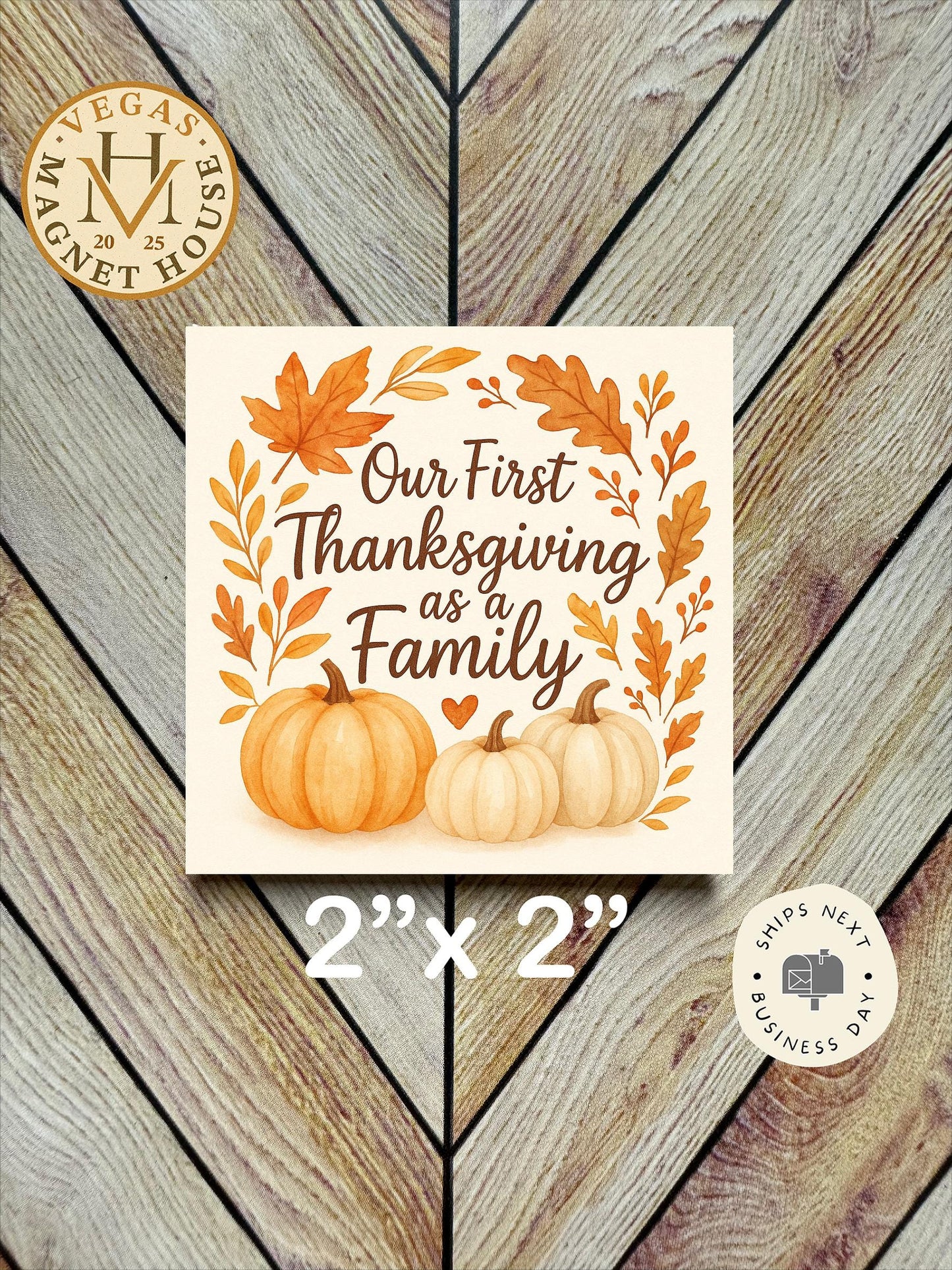 Our First Thanksgiving as a Family: Gobble Design, Holiday Fridge Decor