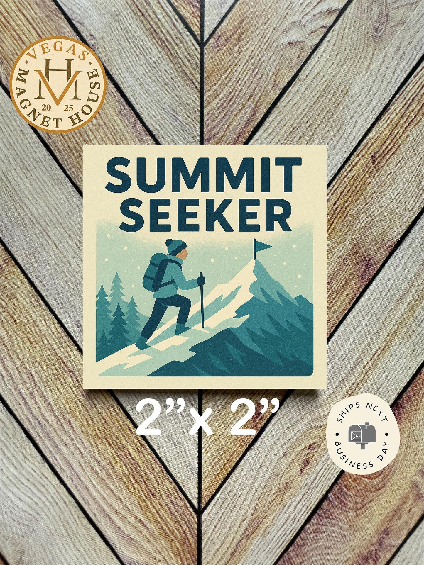 Summit Seeker  : 2x2" Decorative Fridge Magnet