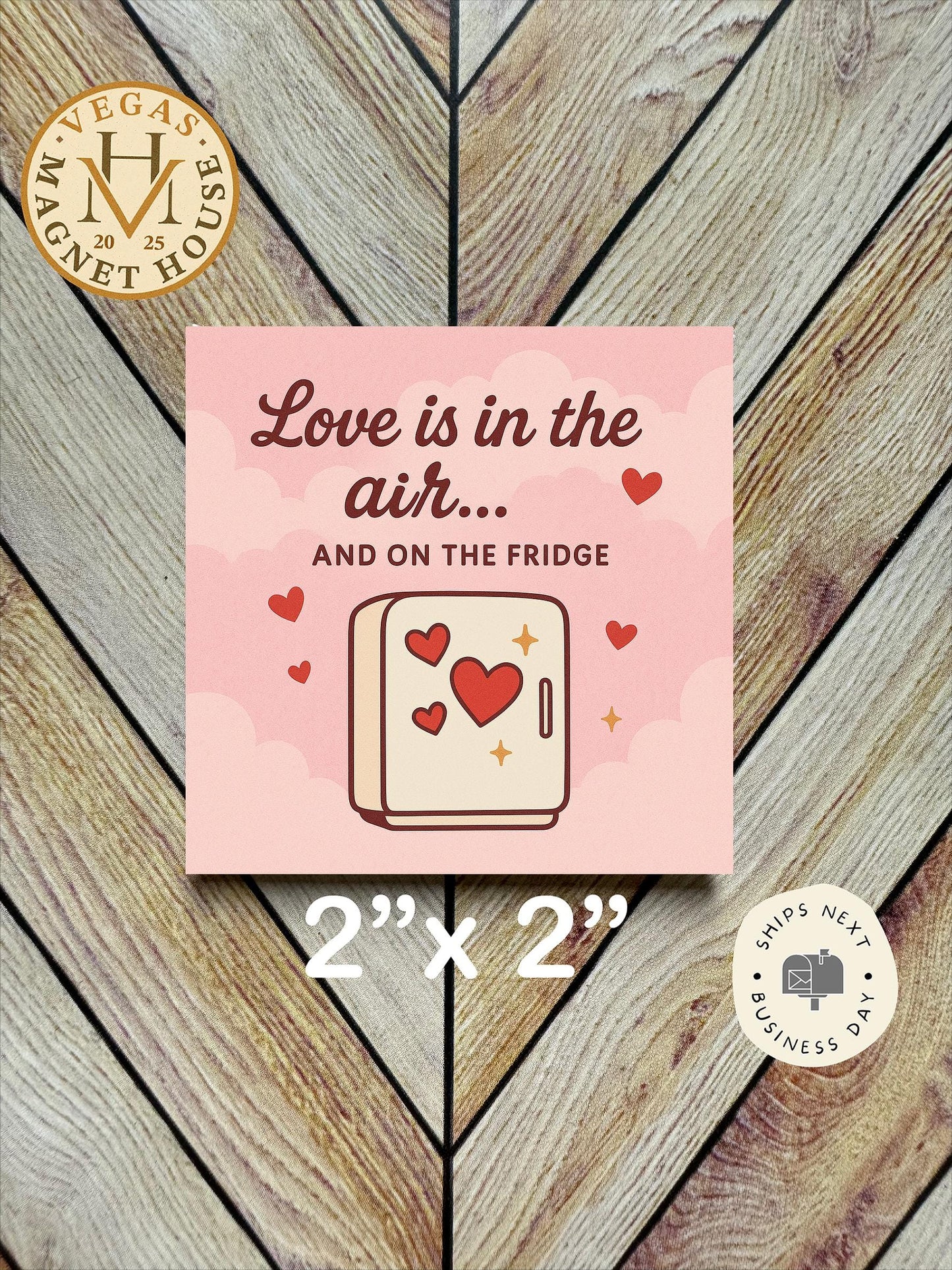 Love is in the air… and on the fridge | Valentine’s Day Gift |  Romantic Souvenir