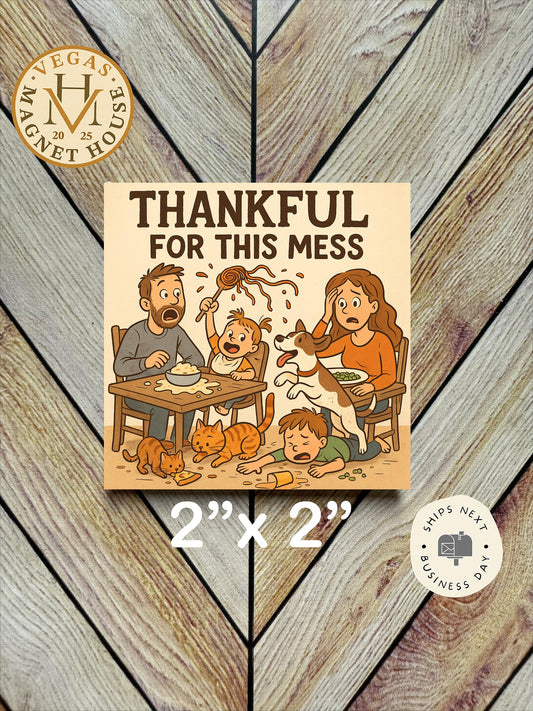 Thankful for this mess : Gobble Design, Holiday Fridge Decor