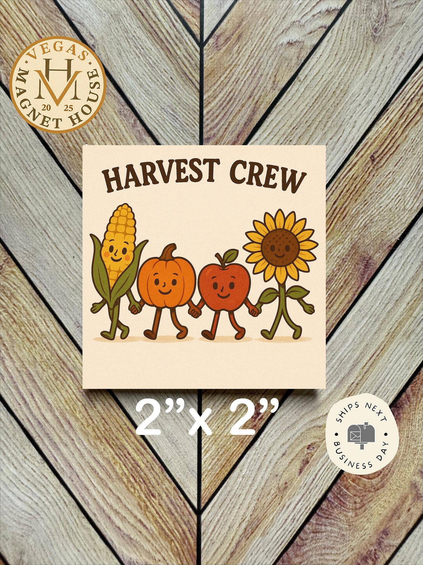 Harvest Crew : Gobble Design, Holiday Fridge Decor