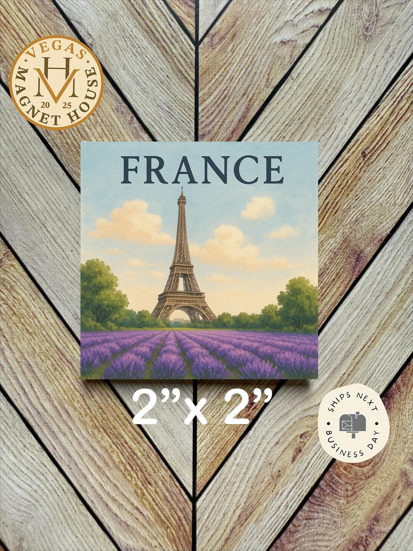 Eiffel Tower Fridge Magnet – Paris France Travel Souvenir