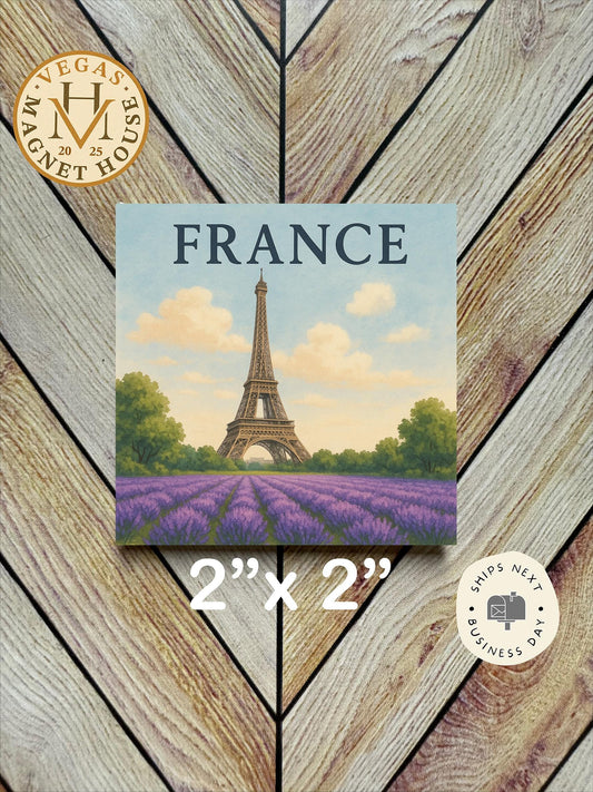 Eiffel Tower Fridge Magnet – Paris France Travel Souvenir