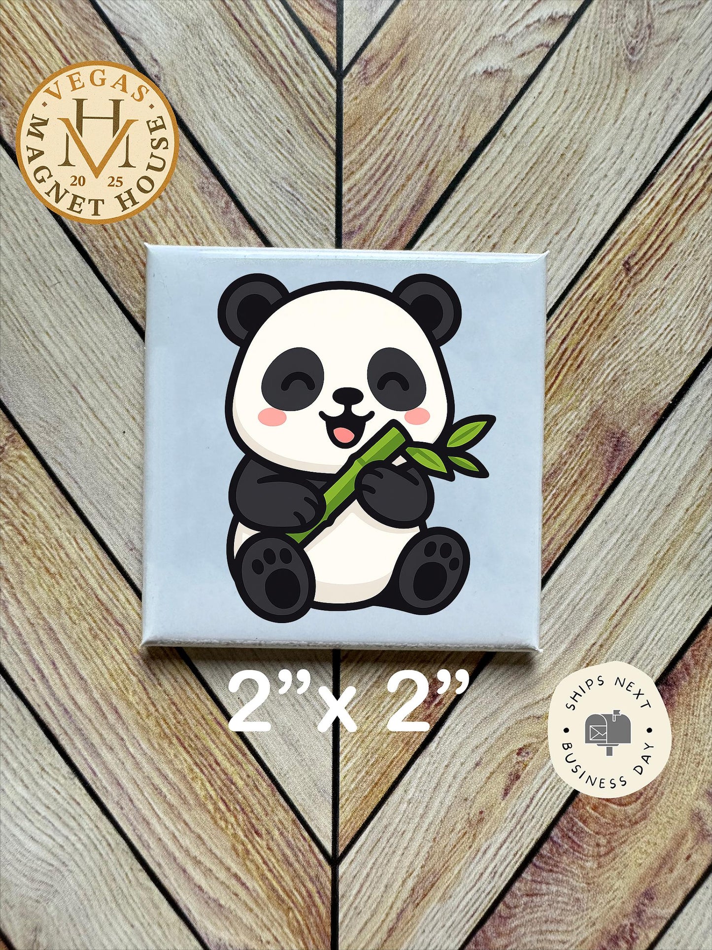 Panda Magnet: Decorative Fridge Magnet Gift